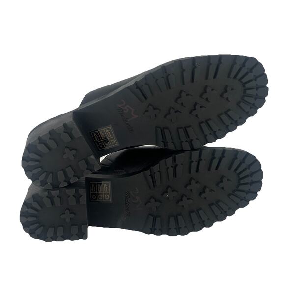 Madewell the Mindy lugsole mule in leather black Women size 7 - Picture 6 of 7